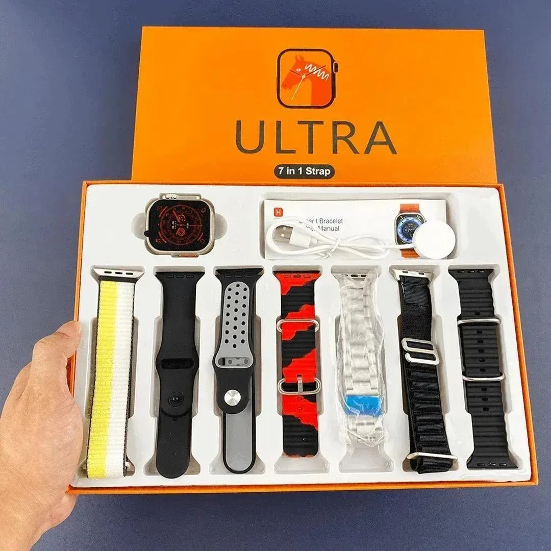Ultra Smart Watch 7 in 1 Strap Set Mustard Ultra Smart Watch 7 in 1 Strap Set Mustard