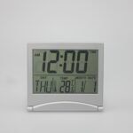 Ultra-Thin Digital Alarm Clock with Date & Temp Display