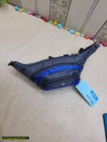 Unisex Oxford Travel Waist Bag Grey Blue Large
