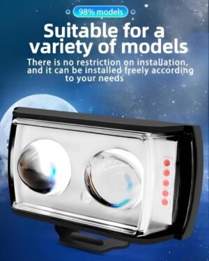 Universal LED Fog Light White Amber Flash for Cars Bikes