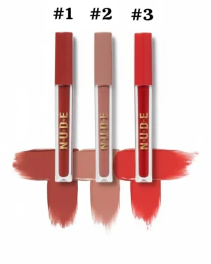 Vibrant Matte Lip Gloss Set of 3