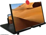 Video Amplifying Screen Black ABS Plastic for Tablets