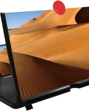 Video Amplifying Screen Black ABS Plastic for Tablets