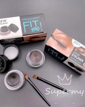 Waterproof 2-in-1 Gel Eyeliner Black Brown Set