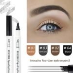 Waterproof Four-Claw Eyebrow Pen for Long Lasting Wear