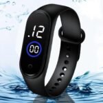 Waterproof LED Smart Watch for Boys Girls Black
