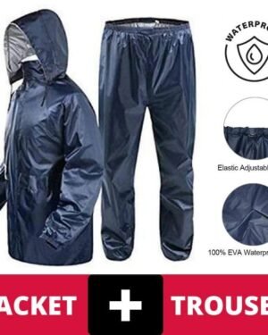Waterproof Unisex Raincoat Suit Blue