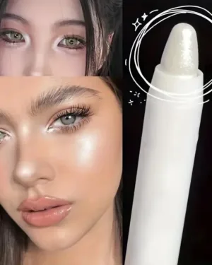White Shimmer Highlighter 2 in 1 Cream Makeup
