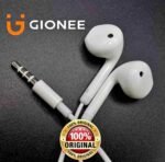 White Wired Earphones with Mic for Android