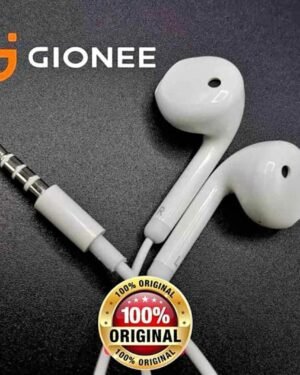White Wired Earphones with Mic for Android