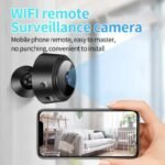 WIFI Remote Surveillance Camera Black ABS Mini