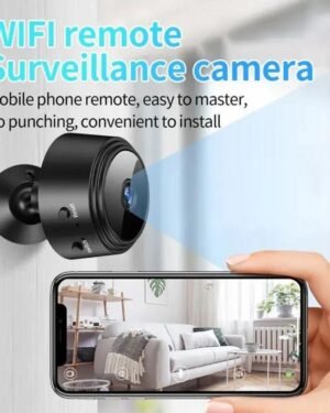 WIFI Remote Surveillance Camera Black ABS Mini