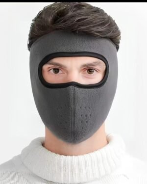 Winter Fleece Full Face Bike Mask Black Unisex
