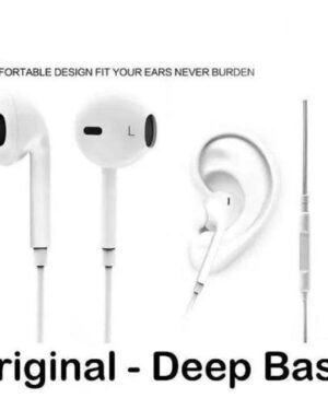 Wired Handsfree Earphones | High Quality Deep Bass Sound with Clear Mic