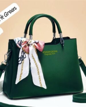 Women's Rexine Plain Hand Bag