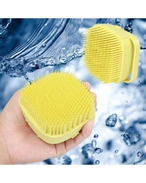 Yellow Silicone Soap Dispenser Durable Water Resistant